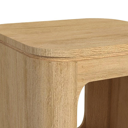 Camelot 2PC Occasional Table Set in Natural-Coffee Table & End Table