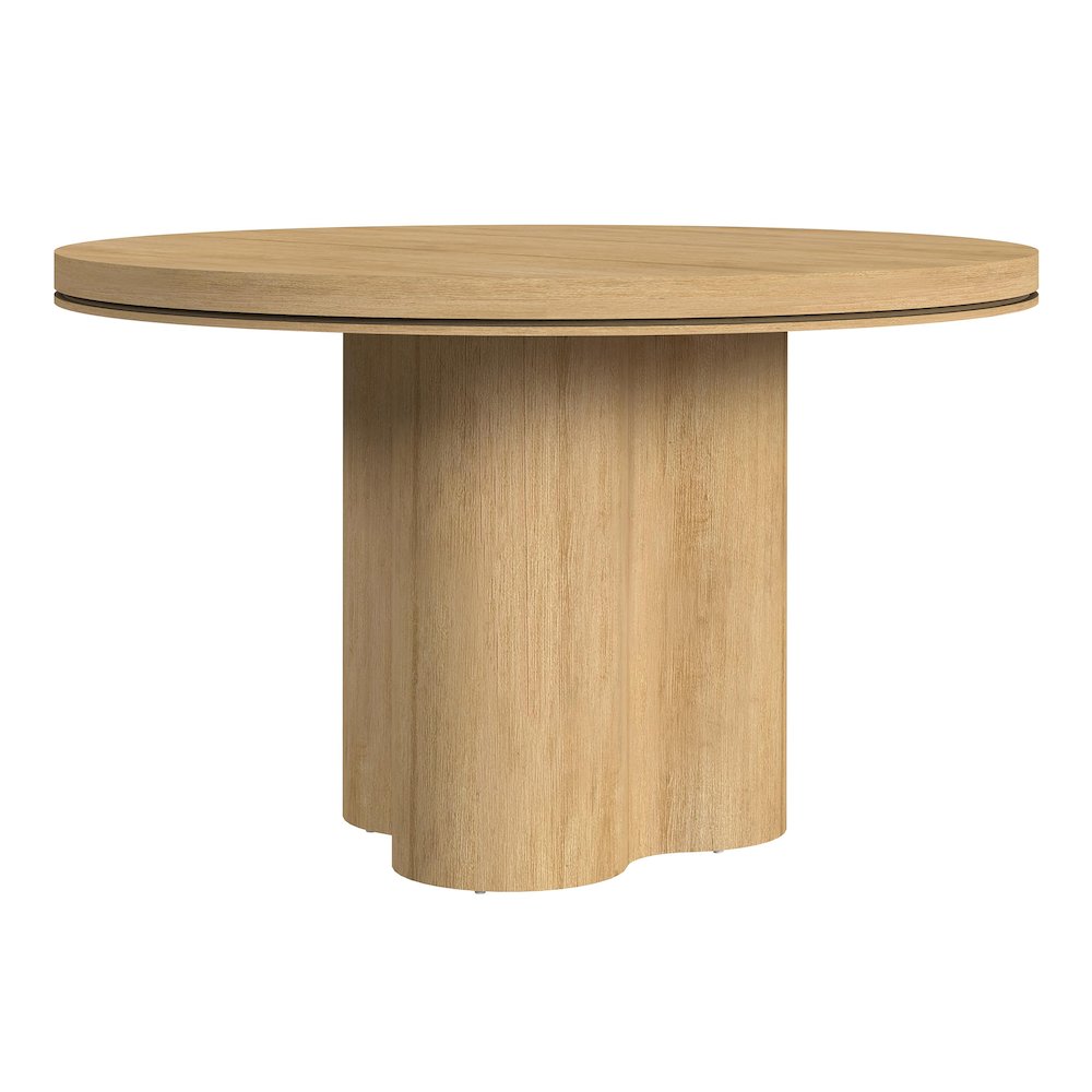 Camelot 5PC Standard Height Dining Set in Natural-Round Table and Four Chairs