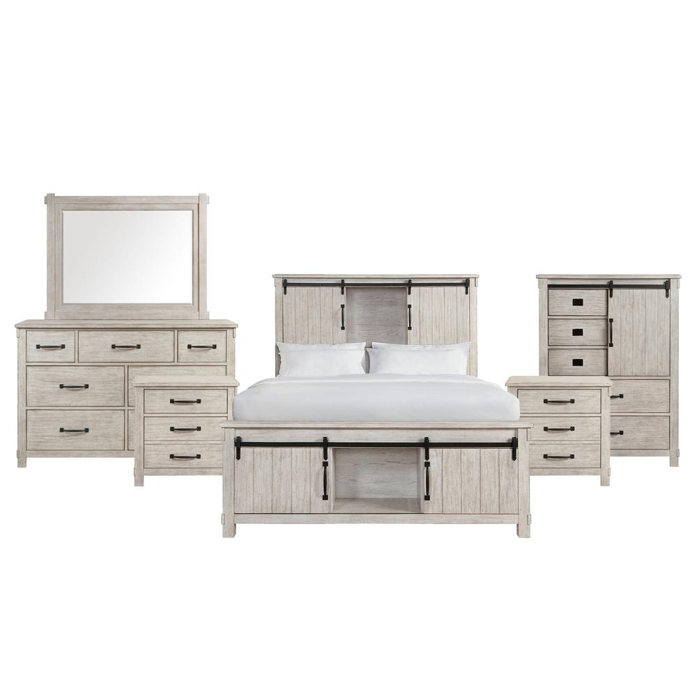 Jack King Platform Storage 6PC Bedroom Set