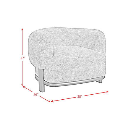 Andalusia Chair in Penny White