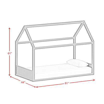 Santino Twin Montessori Bed in White