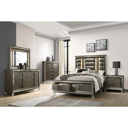 Charlotte 6-Drawer Dresser w/ Mood Lighting Mirror