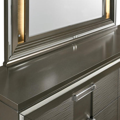 Charlotte 6-Drawer Dresser w/ Mood Lighting Mirror