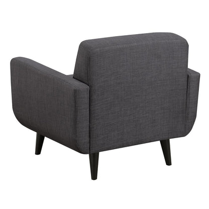 Hailey 3PC Sofa Set in Charcoal