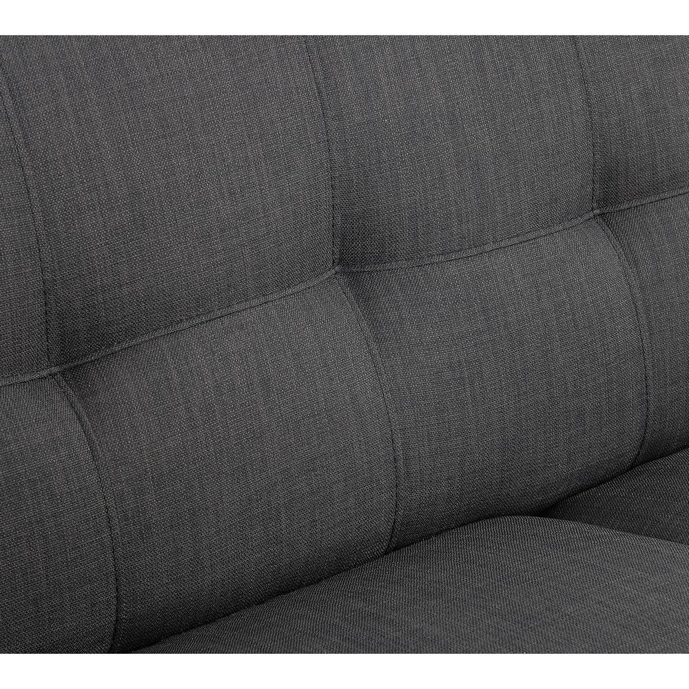 Hailey 3PC Sofa Set in Charcoal