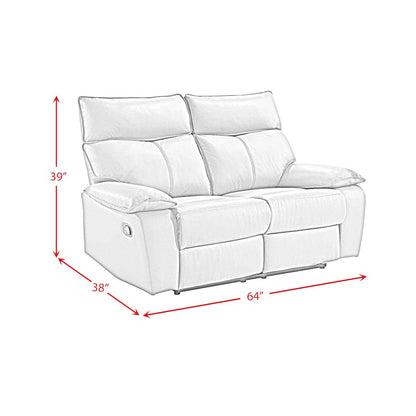 Murray 2PC Living Room Set in Aviarah Grey-Sofa & Loveseat