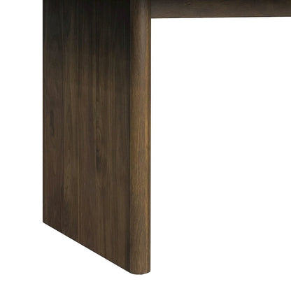 Perth 5PC Standard Height Dining Set in Brown-Table and Four Fabric Chairs