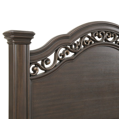Brunswick King Panel 5PC Bedroom Set in Mahogany