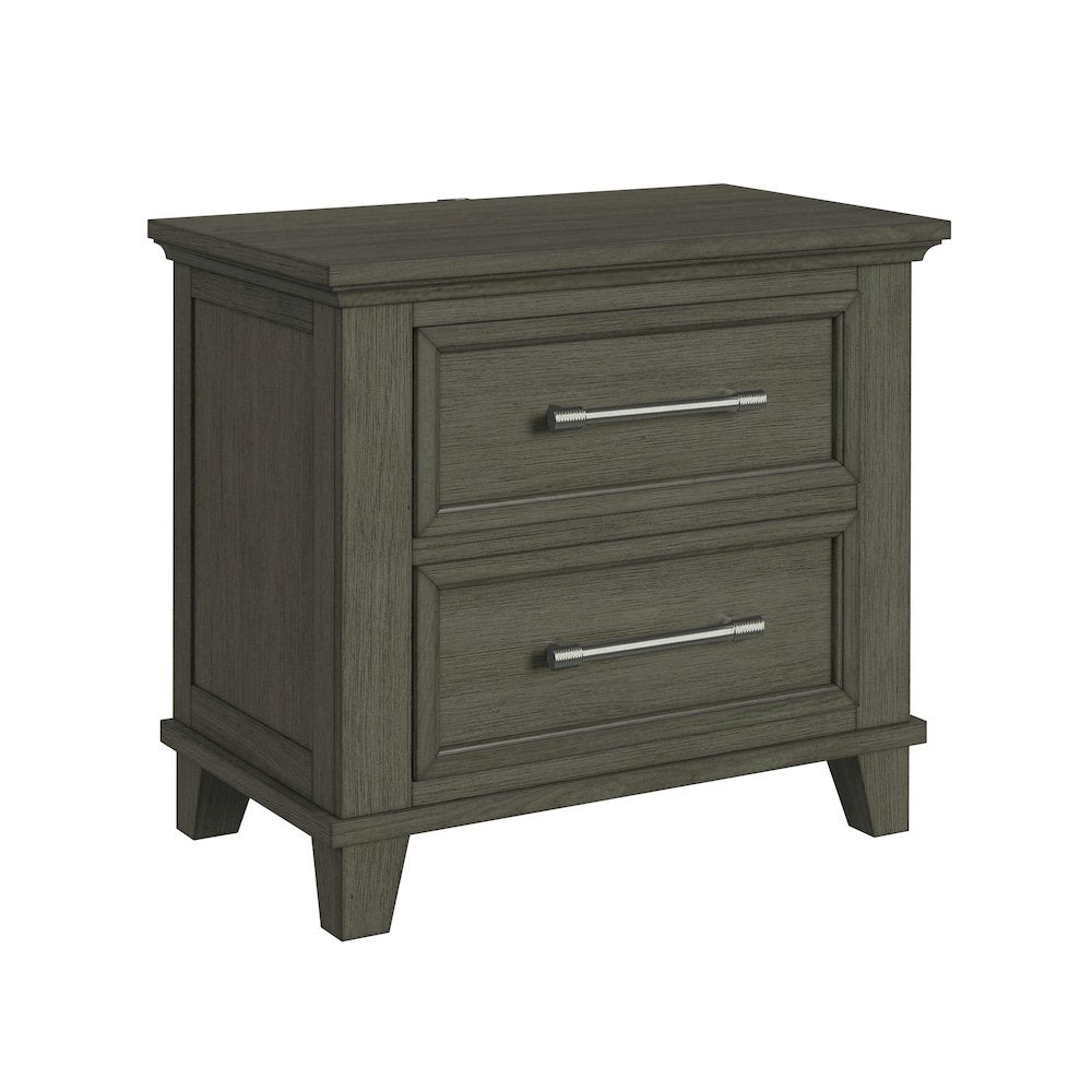 Henrik King Storage 5PC Bedroom Set in Grey