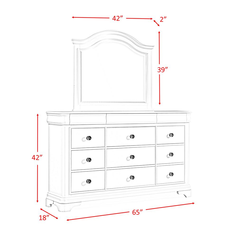 Conley Cherry King Sleigh 5PC Bedroom Set