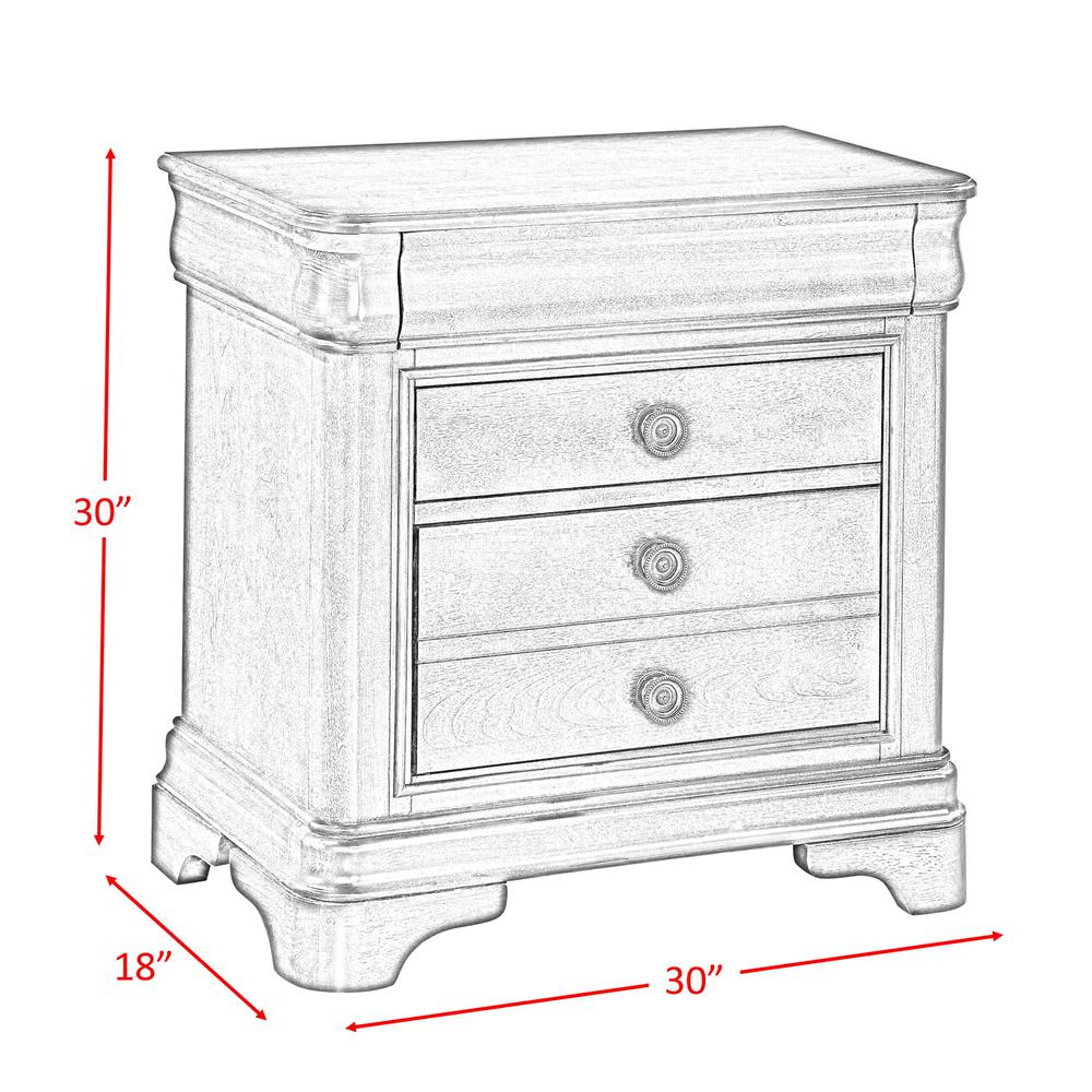 Conley Cherry King Sleigh 5PC Bedroom Set