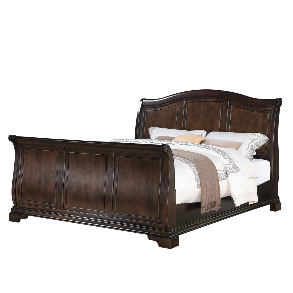 Conley Cherry King Sleigh 5PC Bedroom Set