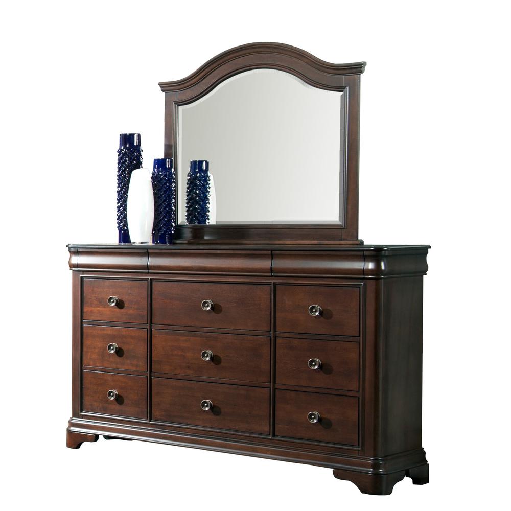 Conley Cherry King Sleigh 5PC Bedroom Set