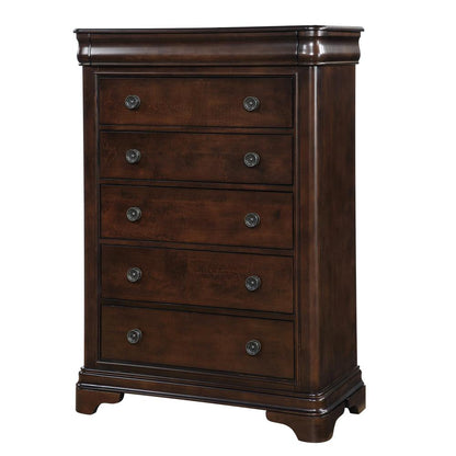 Conley Cherry King Sleigh 5PC Bedroom Set