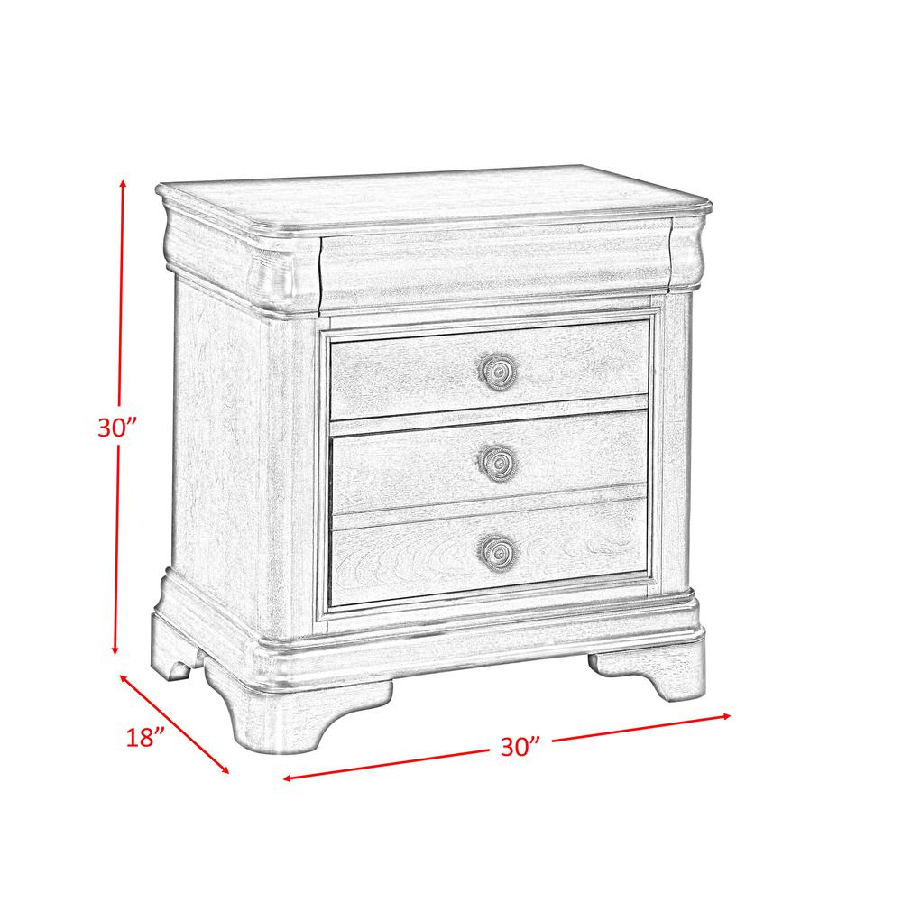 Conley Cherry King Sleigh 6PC Bedroom Set