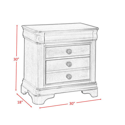 Conley Cherry King Sleigh 6PC Bedroom Set