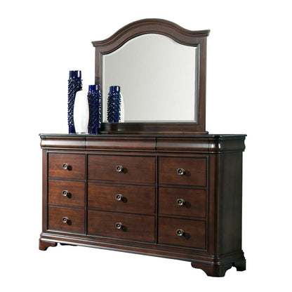 Conley Cherry King Sleigh 6PC Bedroom Set