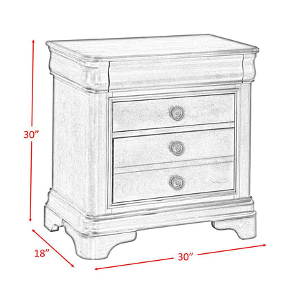 Conley Cherry Queen Panel 5PC Bedroom Set