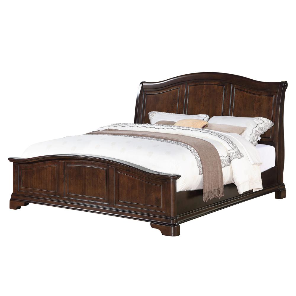 Conley Cherry Queen Panel 5PC Bedroom Set