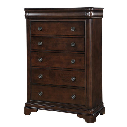 Conley Cherry Queen Panel 5PC Bedroom Set