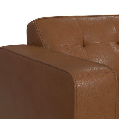 Destiny Chair with Wood Front in Pebble Tan