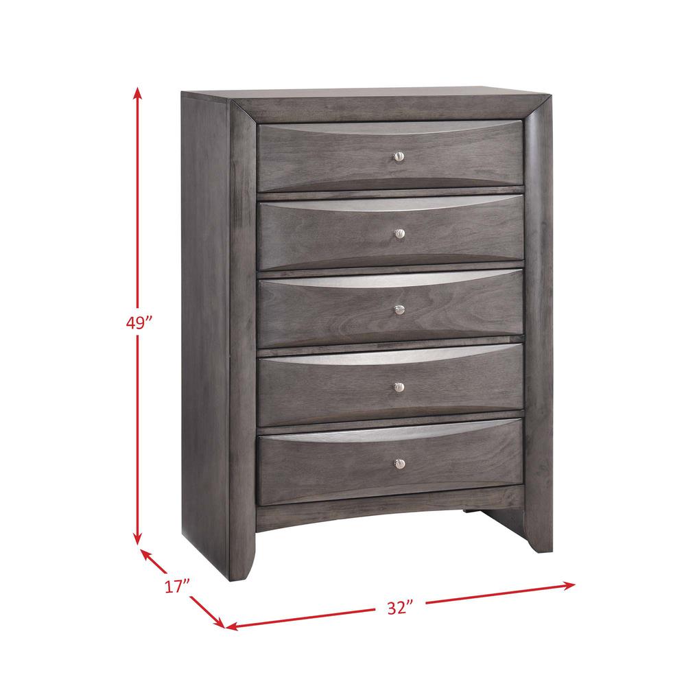 Madison Queen Storage 5PC Bedroom Set