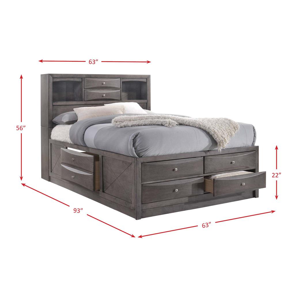 Madison Queen Storage 6PC Bedroom Set