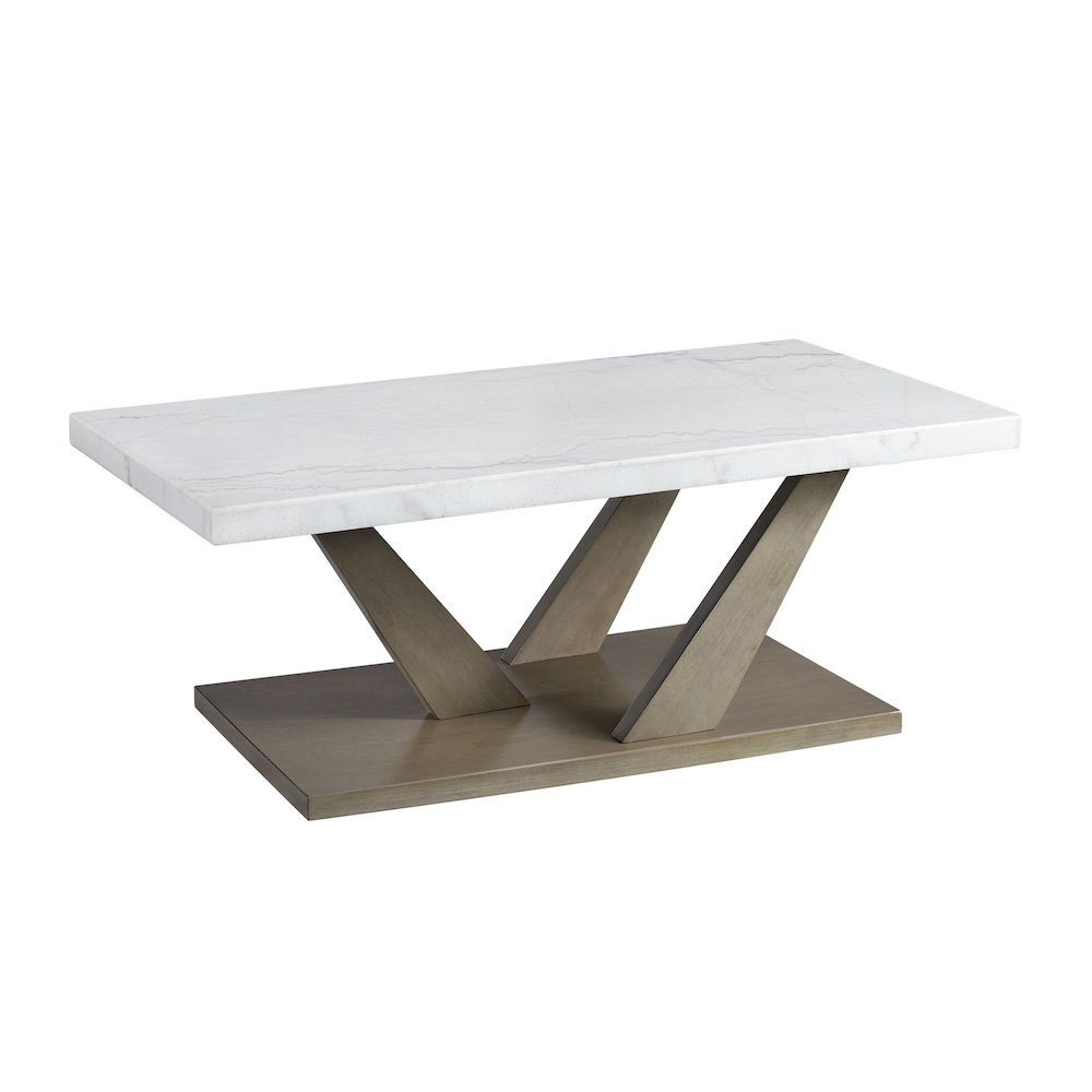 Graham Rectangular Coffee Table in Grey