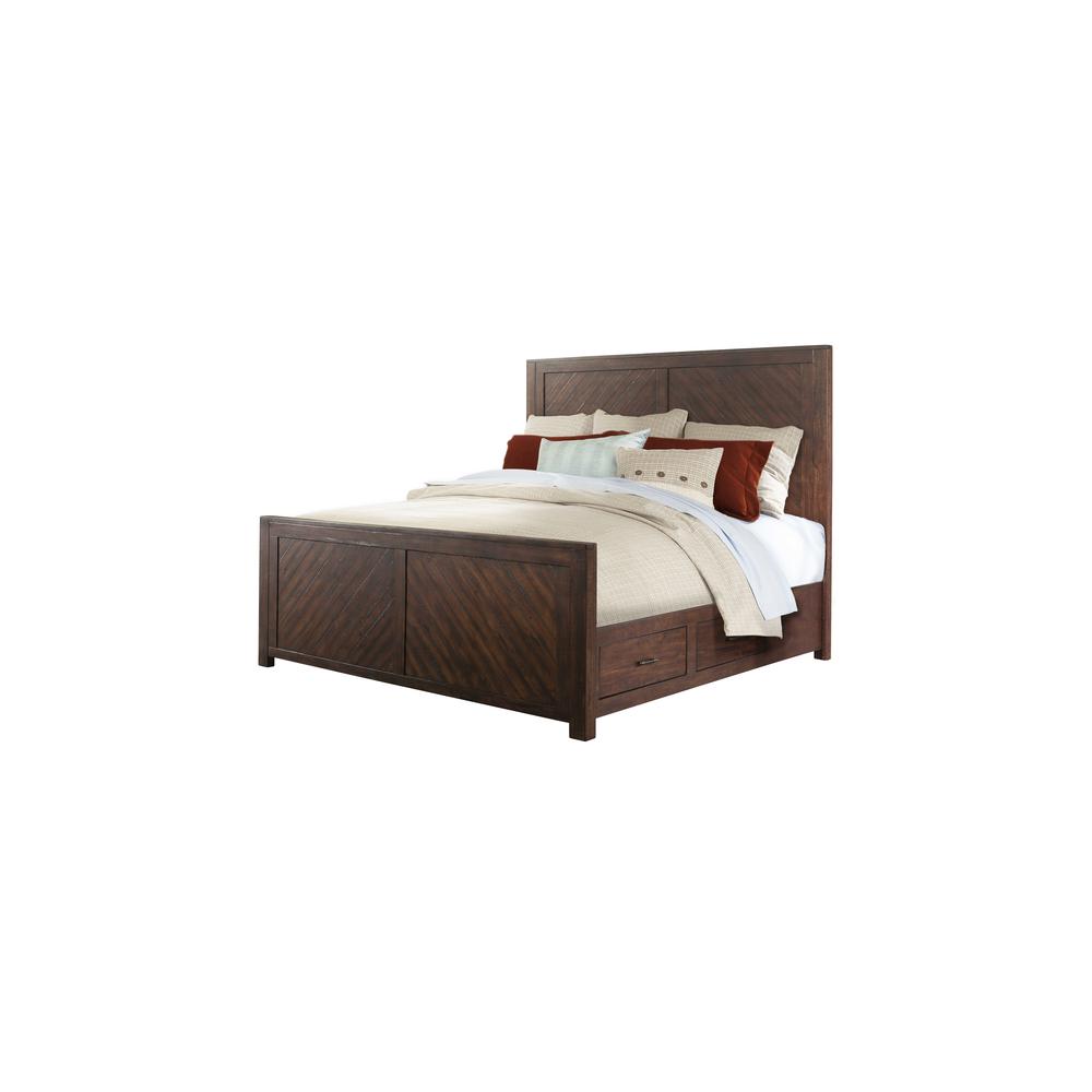 Dex King Platform Storage 4PC Bedroom Set