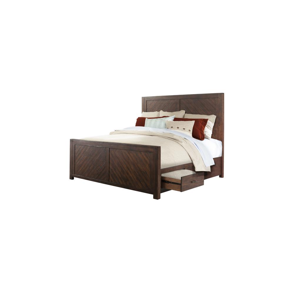 Dex King Platform Storage 4PC Bedroom Set