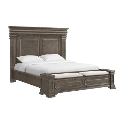 Paterson  King Storage Bed in Grey