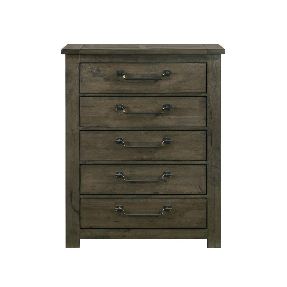 Memphis King Panel 5PC Bedroom Set in Grey