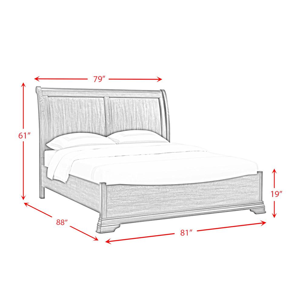 Stark King Bed in Cherry