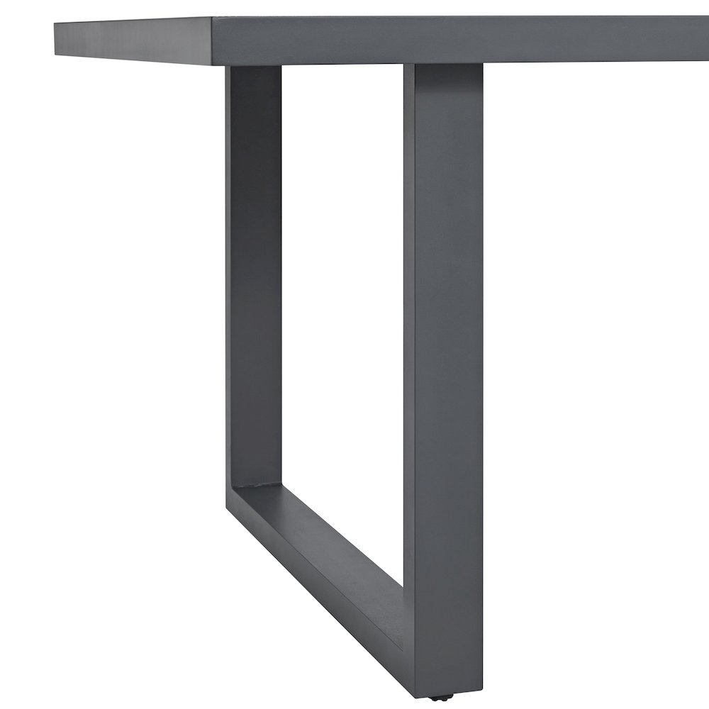 Playa 5PC Standard Height Dining Set in Dark Grey-Table and Four Chairs