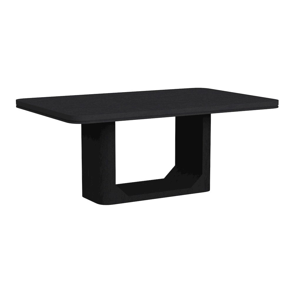 Camelot 7PC Standard Height Dining Set in Black-Table and Six Chairs