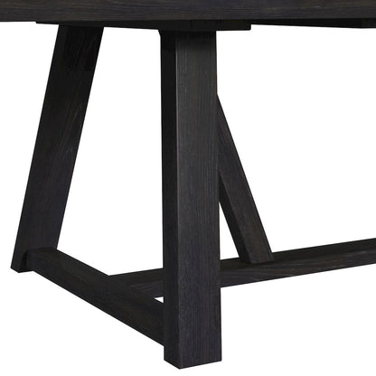 Pinnacle 5PC Standard Height Dining Set in Charcoal-Table and Four Chairs