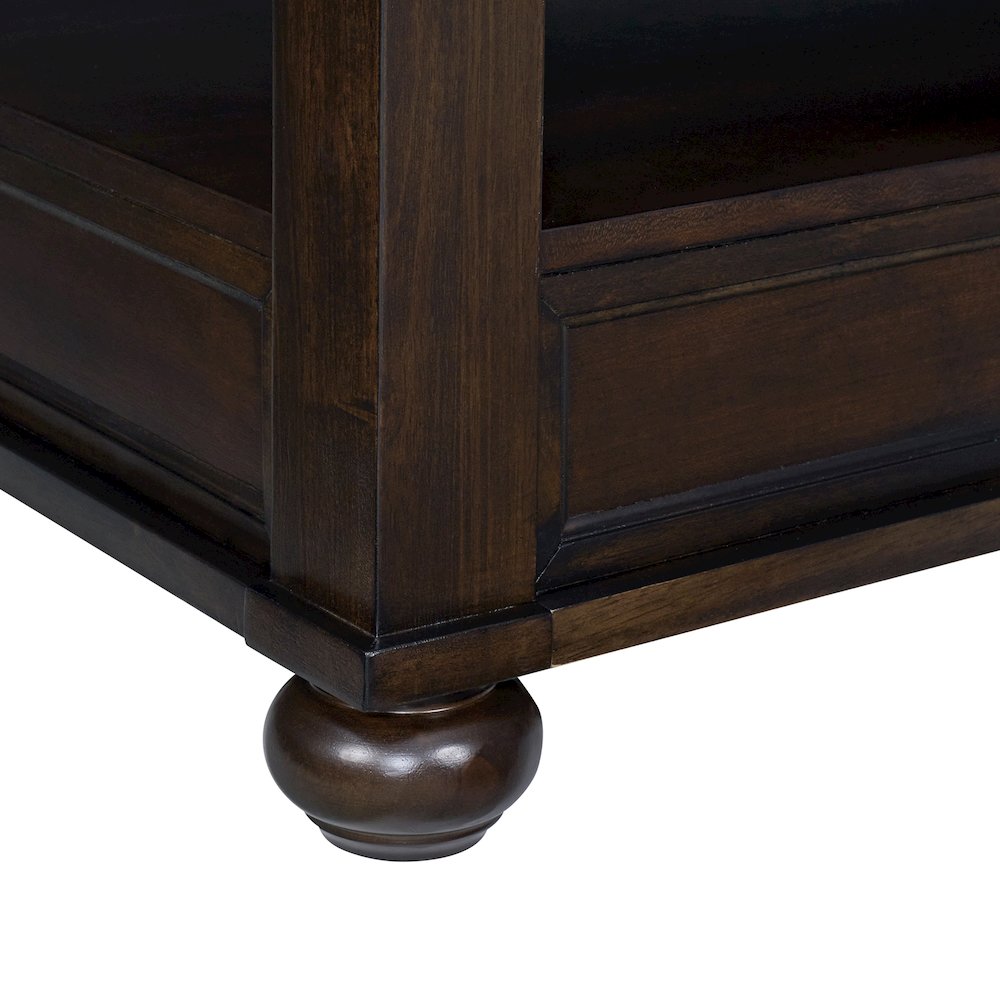 3PC Table Set in Cherry-Rectangular Lift-Top Coffee Table & Two End Table