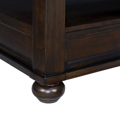 3PC Table Set in Cherry-Rectangular Lift-Top Coffee Table & Two End Table