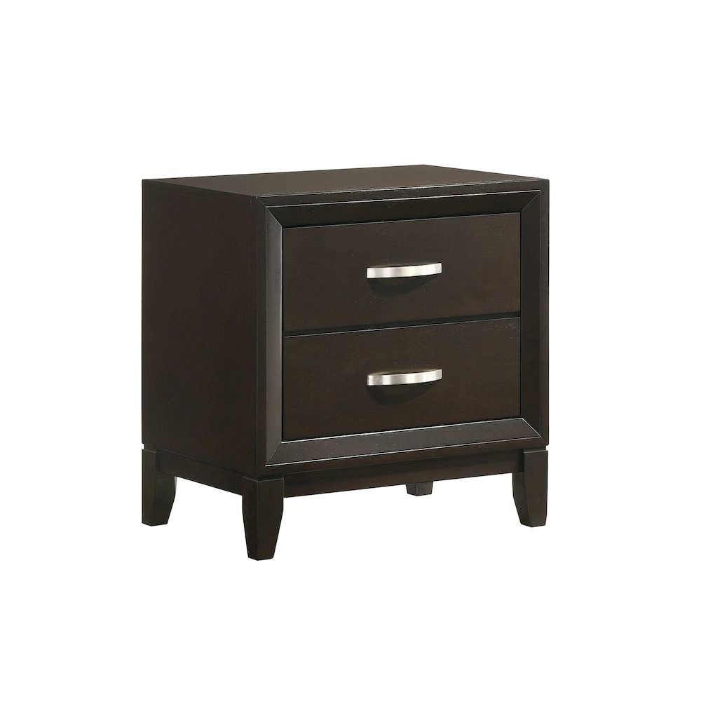 Warren 2-Drawer Nightstand in Merlot