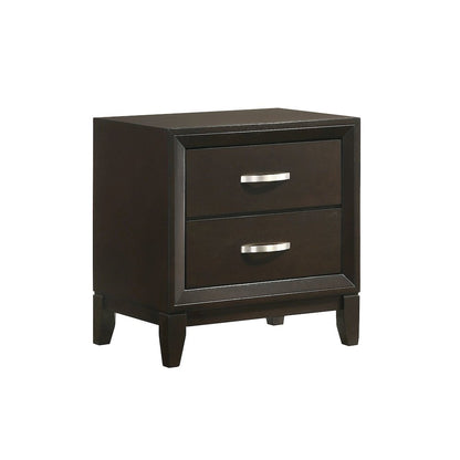 Warren 2-Drawer Nightstand in Merlot