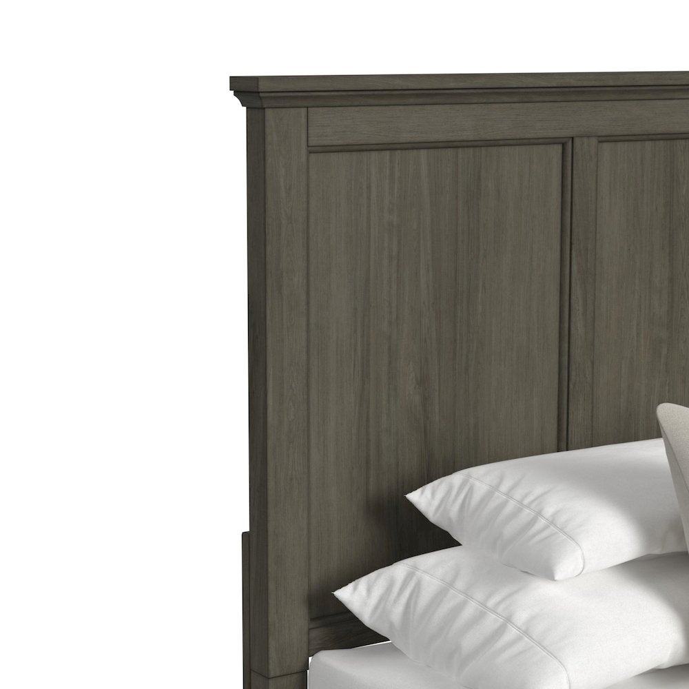 Canterbury Queen Panel 3PC Bedroom Set in Grey