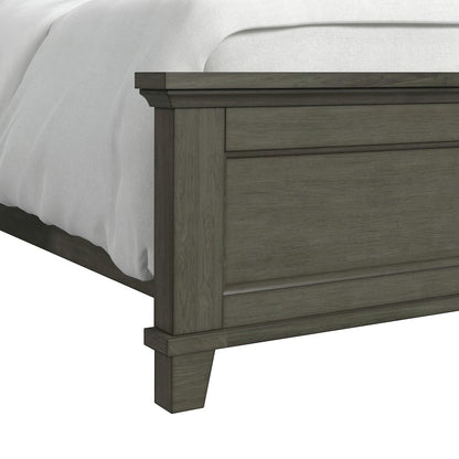 Canterbury Queen Panel 3PC Bedroom Set in Grey