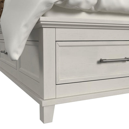 Henrik King Storage 3PC Bedroom Set in Ivory