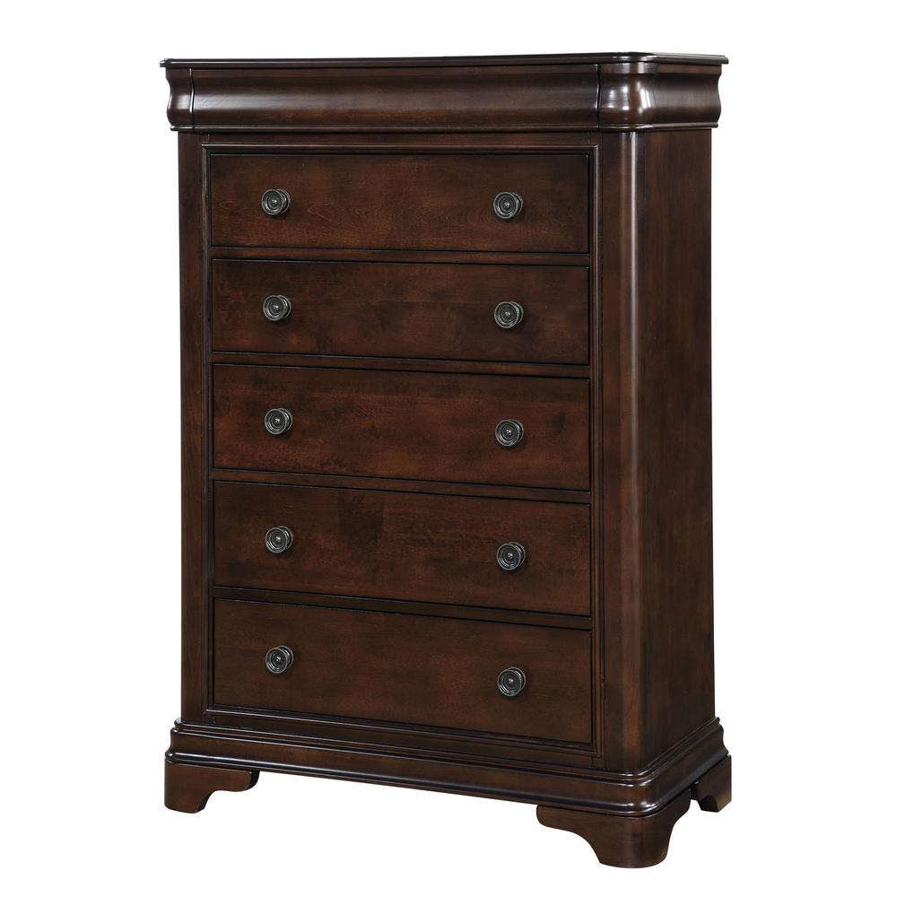 Conley Cherry King Panel 3PC Bedroom Set