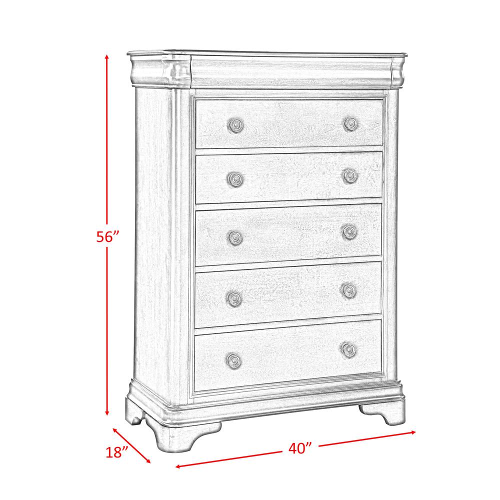 Conley Cherry King Panel 3PC Bedroom Set