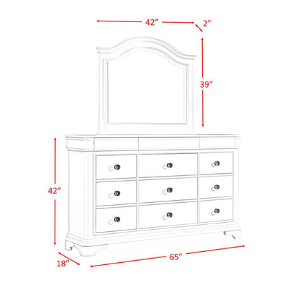 Conley Cherry King Sleigh 5PC Bedroom Set