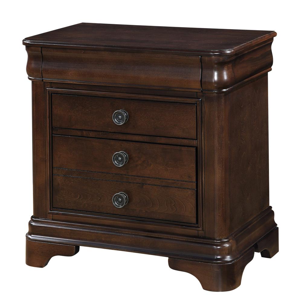 Conley Cherry King Sleigh 5PC Bedroom Set