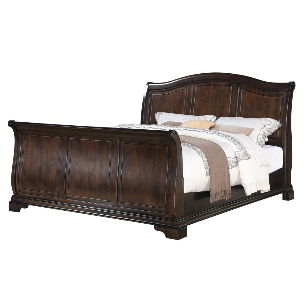 Conley Cherry King Sleigh 6PC Bedroom Set