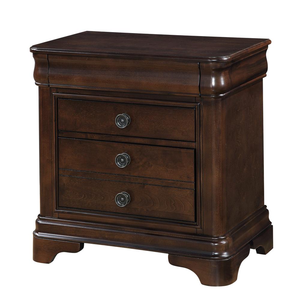 Conley Cherry King Sleigh 6PC Bedroom Set