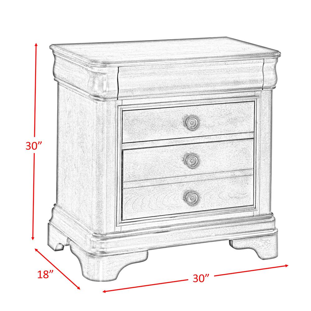 Conley Cherry Queen Panel 5PC Bedroom Set